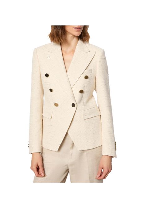 Giacca L.B.M. 1911 donna 215152071 Beige doppiopetto tasche slim L.B.M. 1911 | Giacche | 2151520711